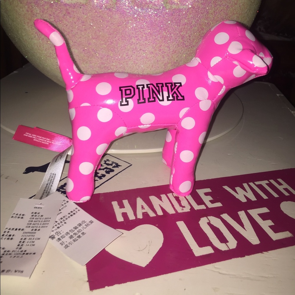 Victoria’s Secret pink dog